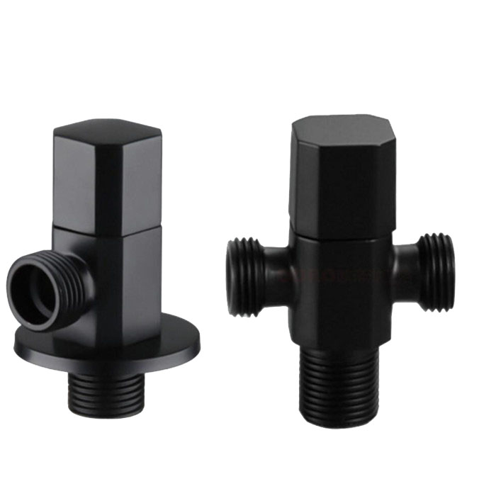 Toilet Fill Valve - brass copper black angle valve for