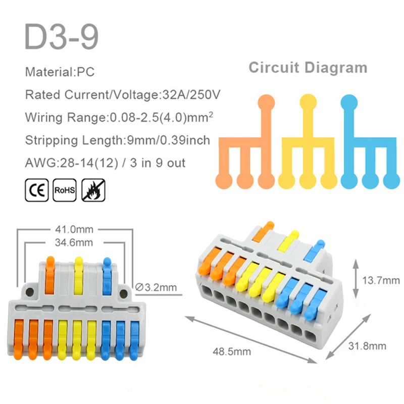 Mini Quick Wire Conductor Conn - Push Fit Connector recensie en prijs