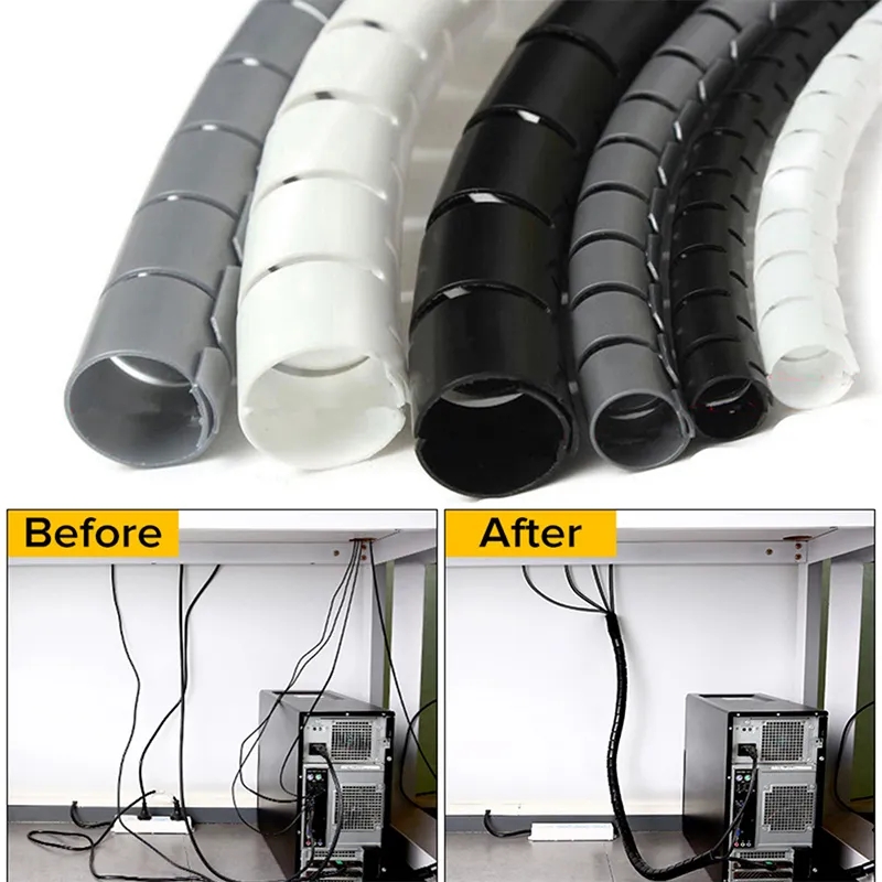1/2M Flexible Spiral Cable Org - Plastic Pipe Clip recensie en prijs