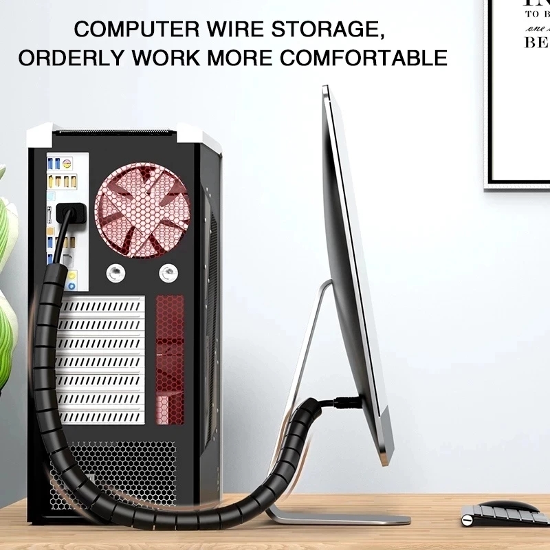 1/2M Flexible Spiral Cable Org - Plastic Pipe Clip recensie en prijs