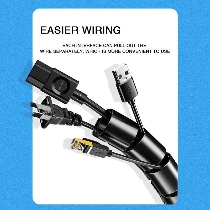 1/2M Flexible Spiral Cable Org - Plastic Pipe Clip recensie en prijs