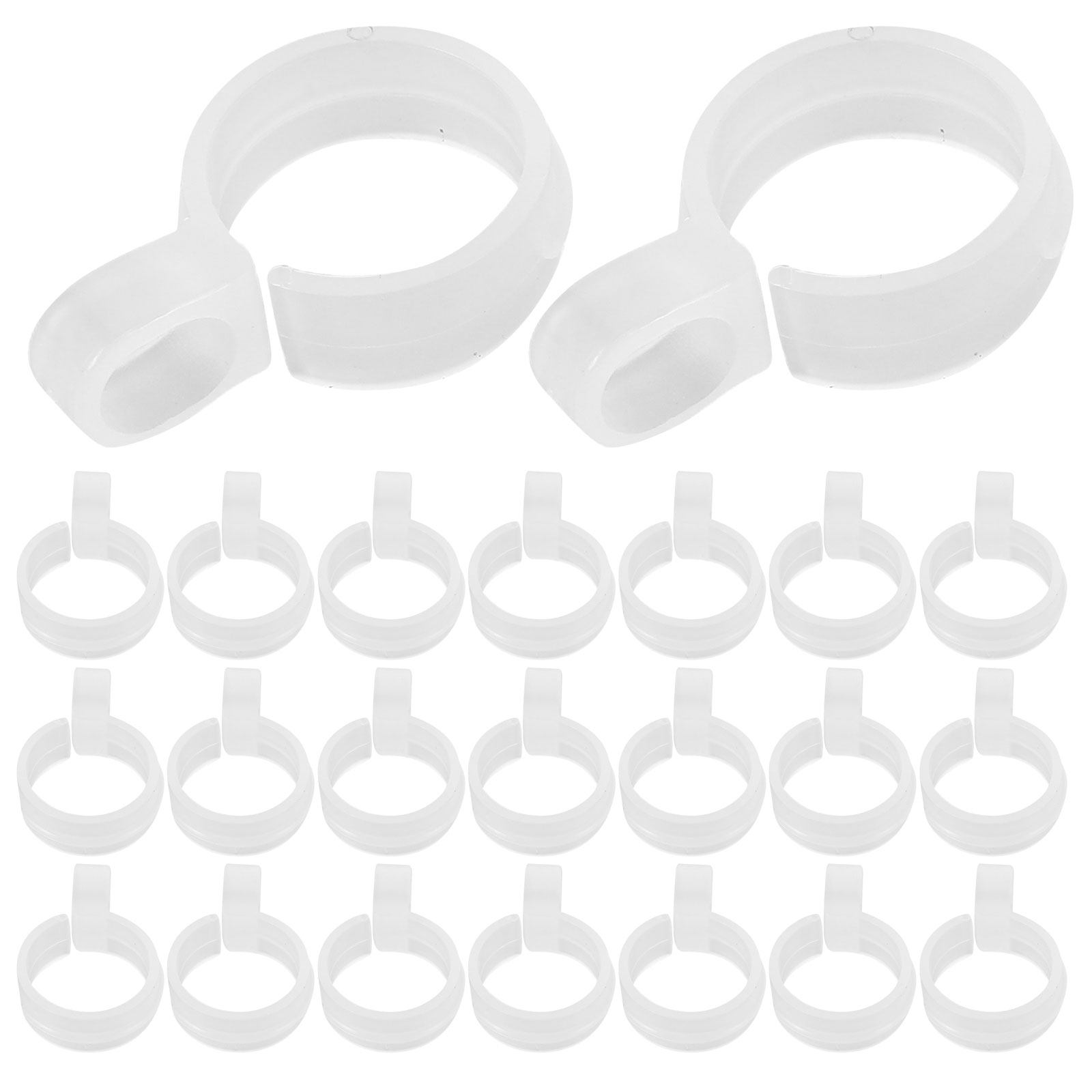 60Pcs Household Windproof Hook - Plastic Pipe Clip recensie en prijs