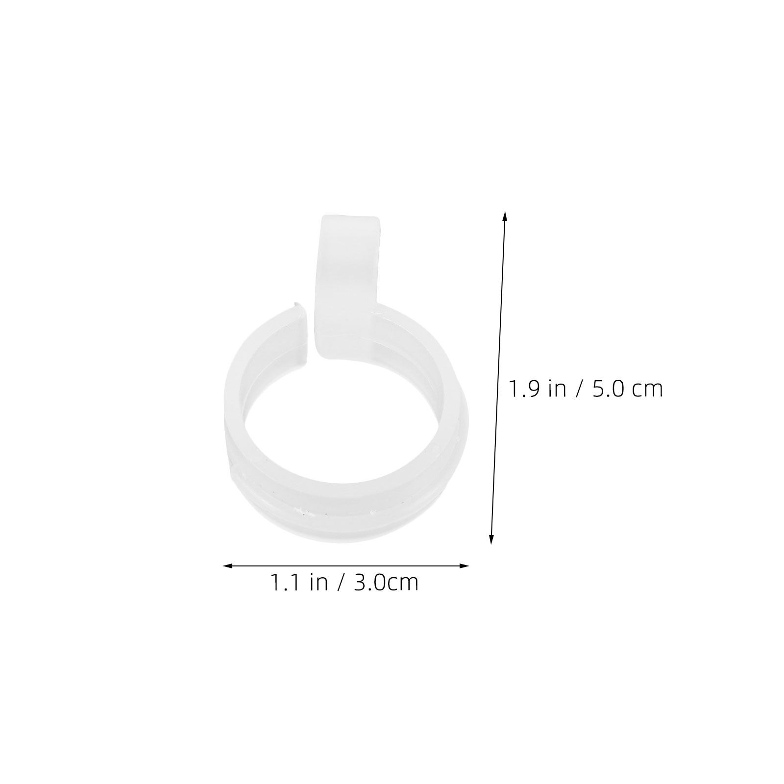 60Pcs Household Windproof Hook - Plastic Pipe Clip recensie en prijs