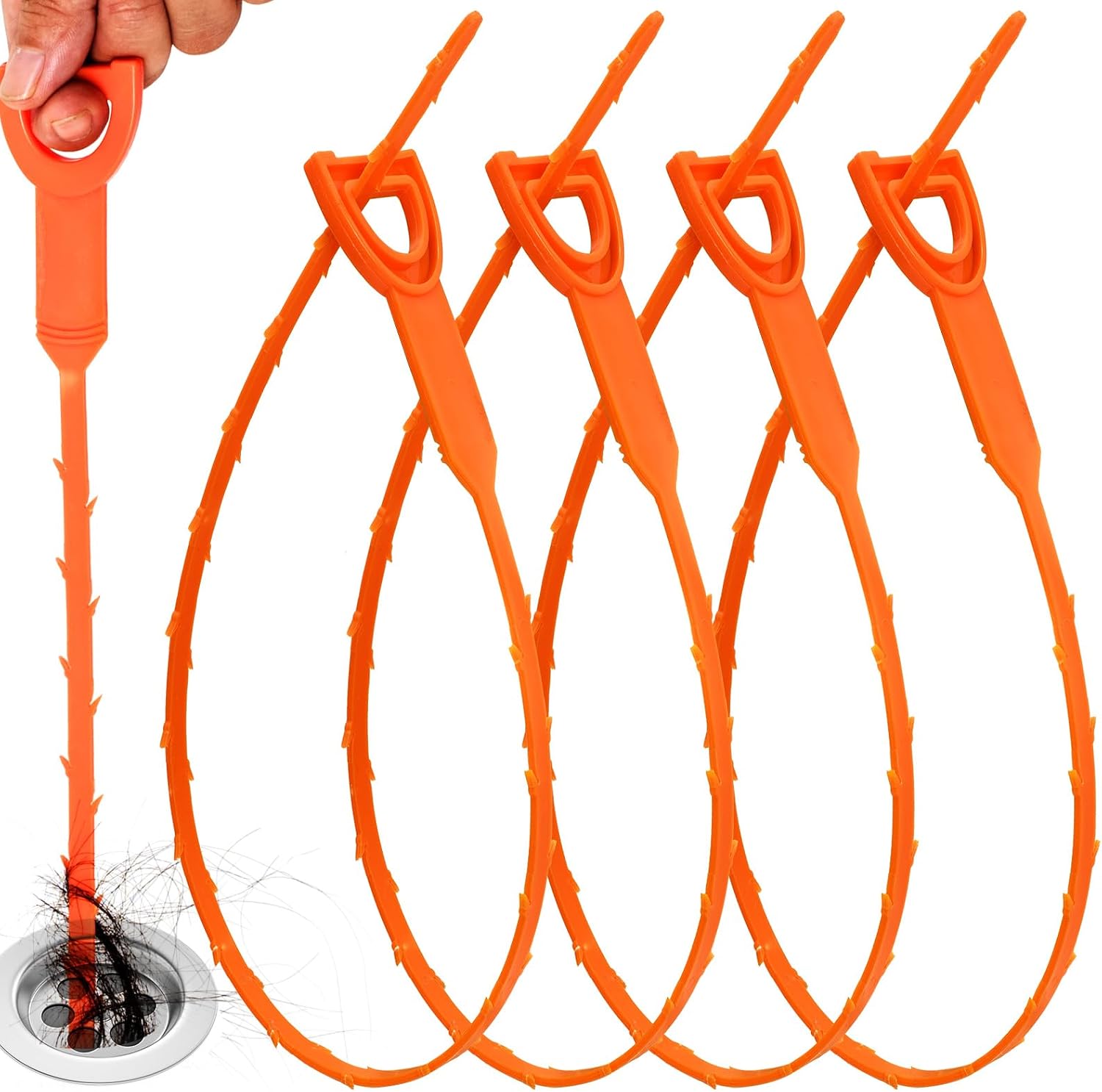 4-Pack 20-Inch Drain Snake, Fl - Drain Snake Flexible recensie en prijs