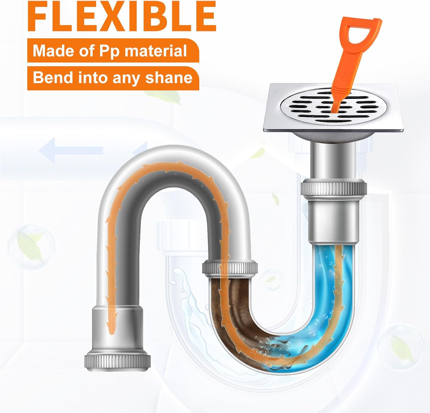 4-Pack 20-Inch Drain Snake, Fl - Drain Snake Flexible recensie en prijs
