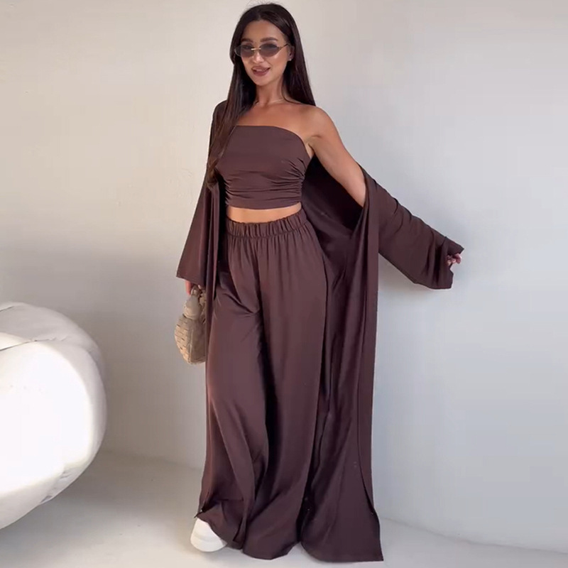Pants Sets Women Solid Color L - Pipe Bending Spring recensie en prijs