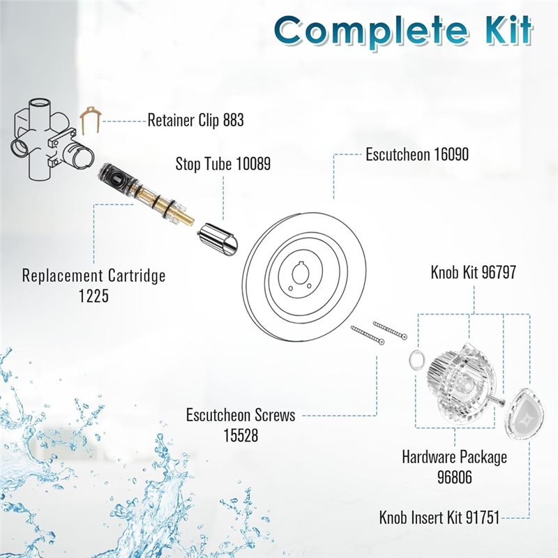 [ABFI!】 Faucet Handle Kit Cart - Shower Valve Cartridge recensie en prijs