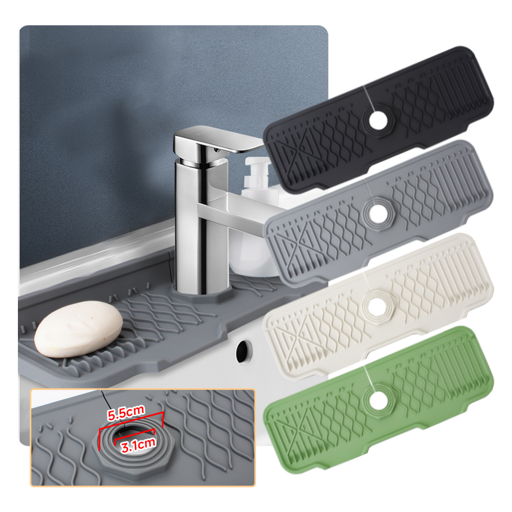 Kitchen sink splash guard, sil - Silicone Tap Washer recensie en prijs