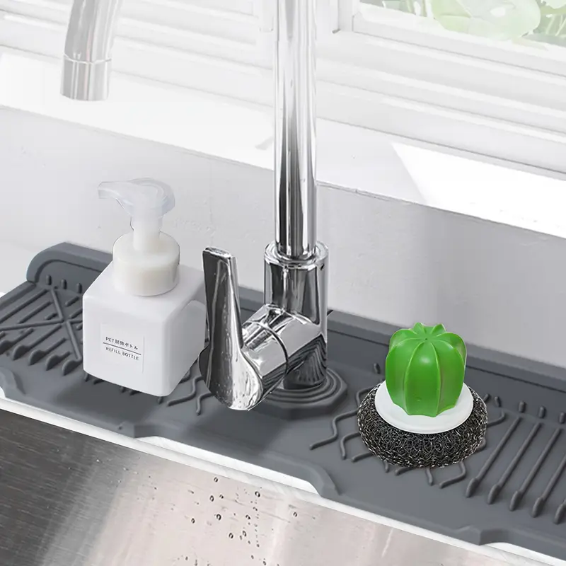 Kitchen sink splash guard, sil - Silicone Tap Washer recensie en prijs