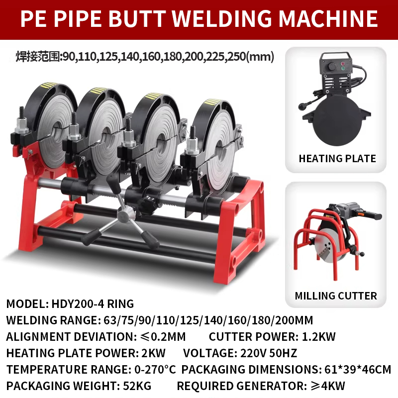 50-160/200 Four-Ring Manual PE - Pipe Freeze Spray recensie en prijs