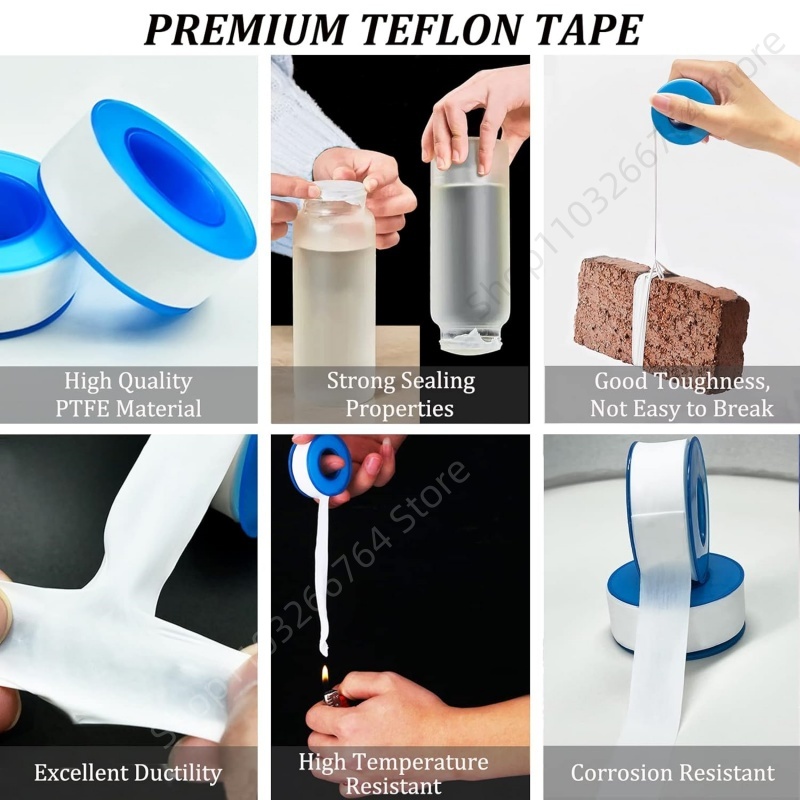 1/5/10Pcs PTFE Water Pipe Tape - Ptfe Tape Thread recensie en prijs
