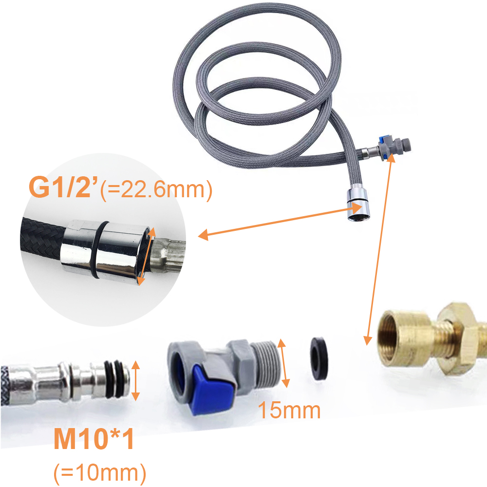 Kitchen Faucet Hose Replacemen - Flexible Hose Braided recensie en prijs