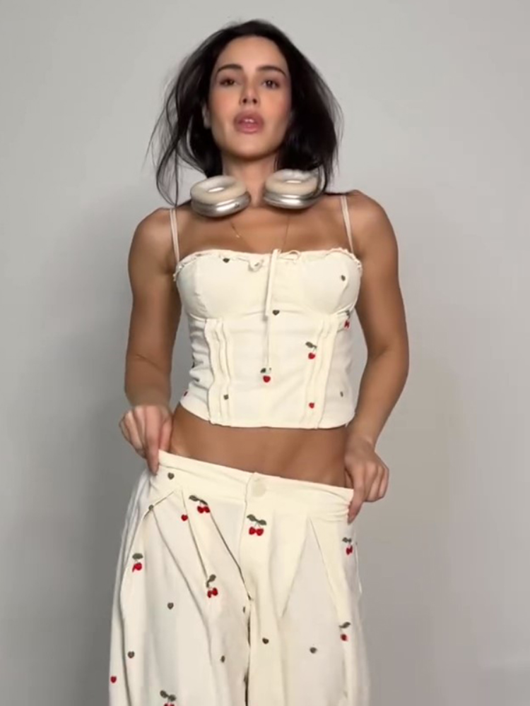 Chic Lady Printed Pant Set Lac - Pipe Bending Spring recensie en prijs