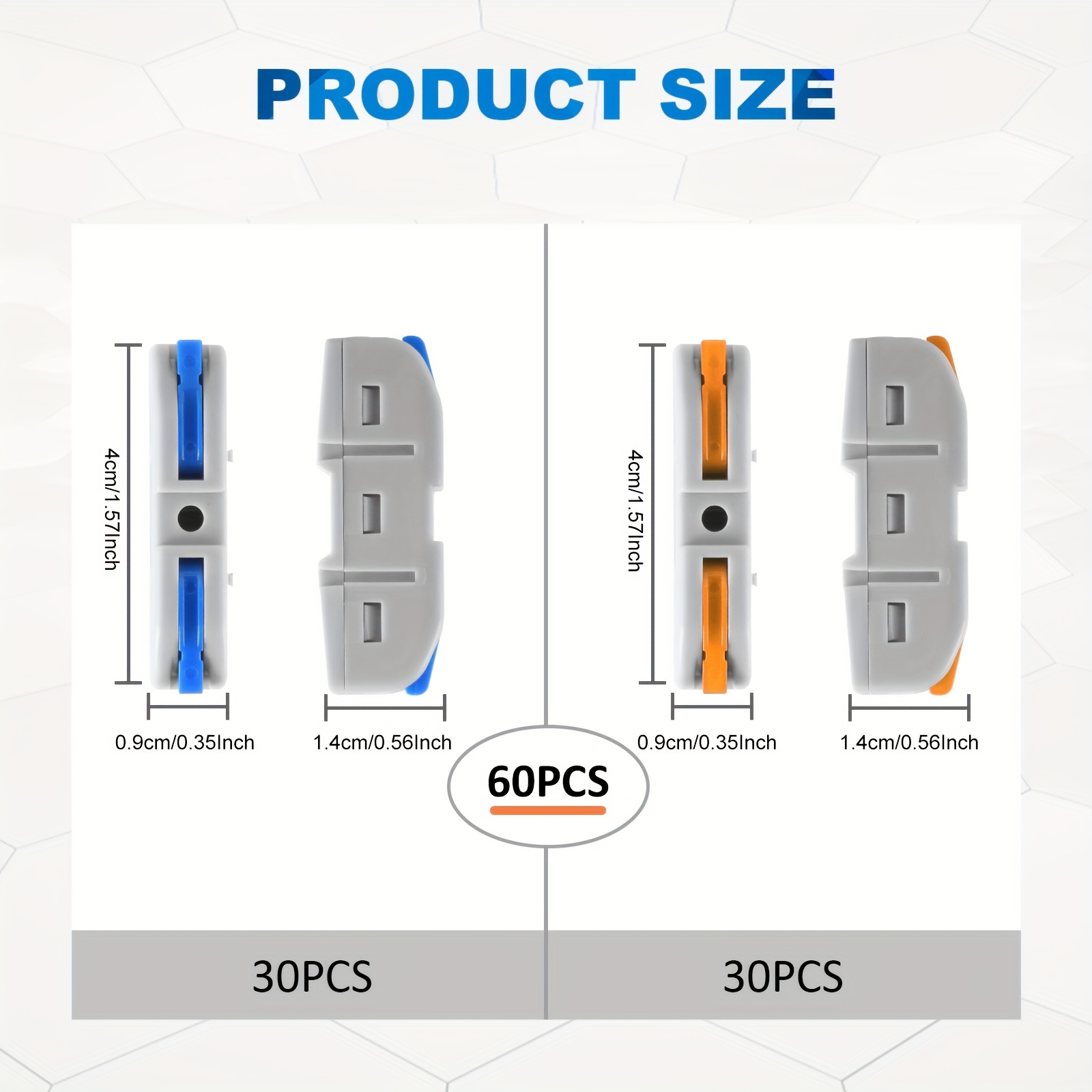 Lever Wire Connectors, 10pcs/6 - Push Fit Connector recensie en prijs