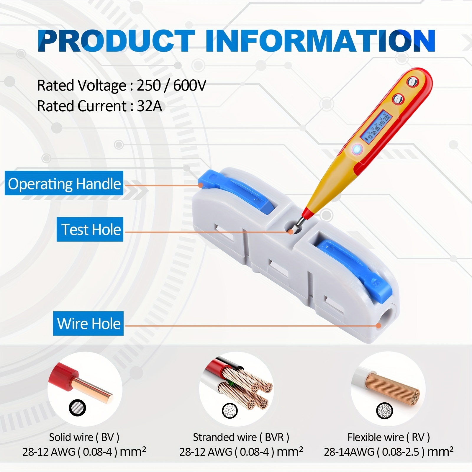 Lever Wire Connectors, 10pcs/6 - Push Fit Connector recensie en prijs