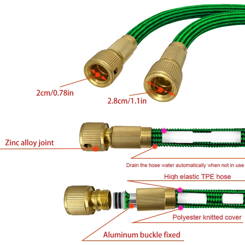 Garden Telescopic Water Pipe H - Flexible Hose Braided recensie en prijs
