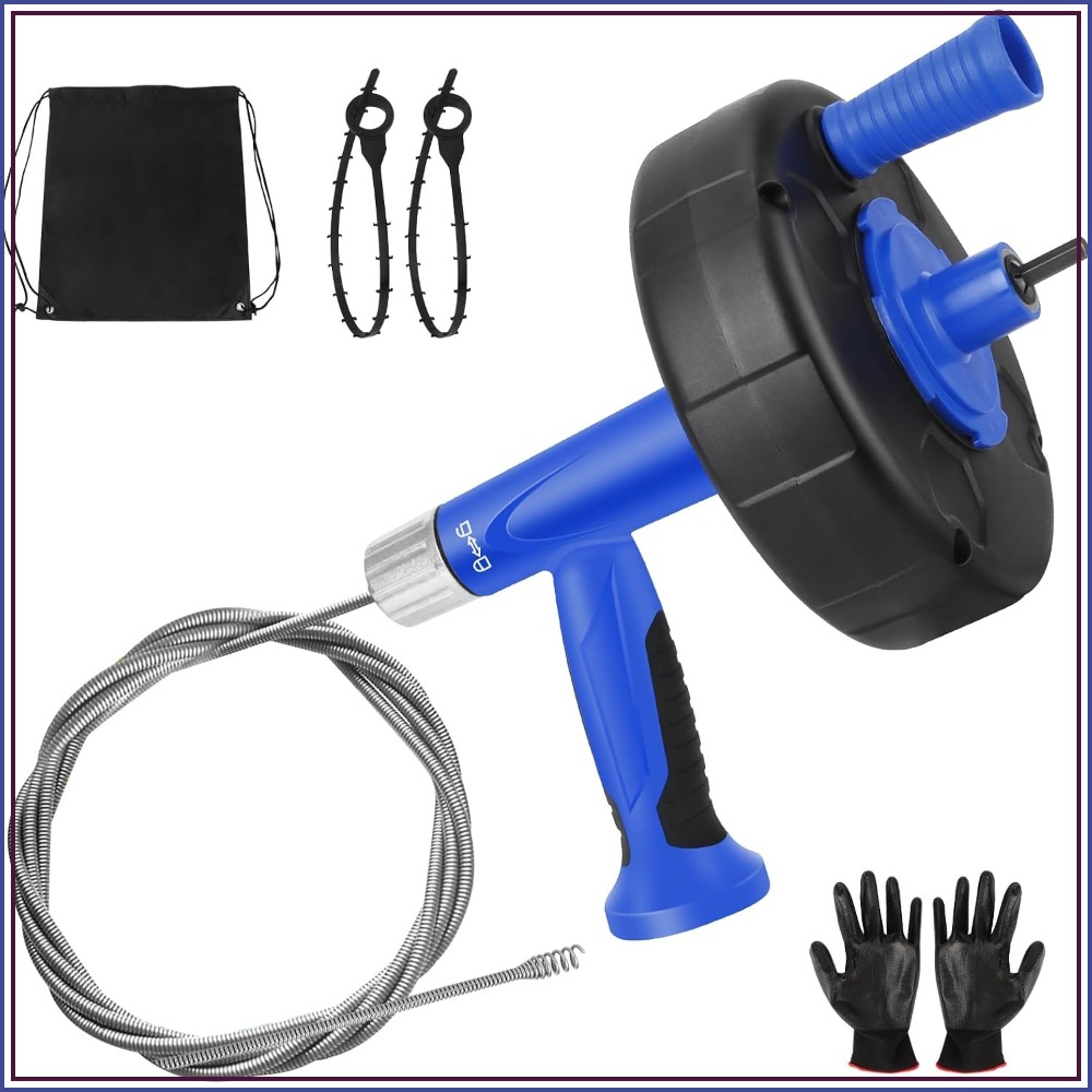 25FT Drain Snake with Drill Ad - Drain Snake Flexible recensie en prijs