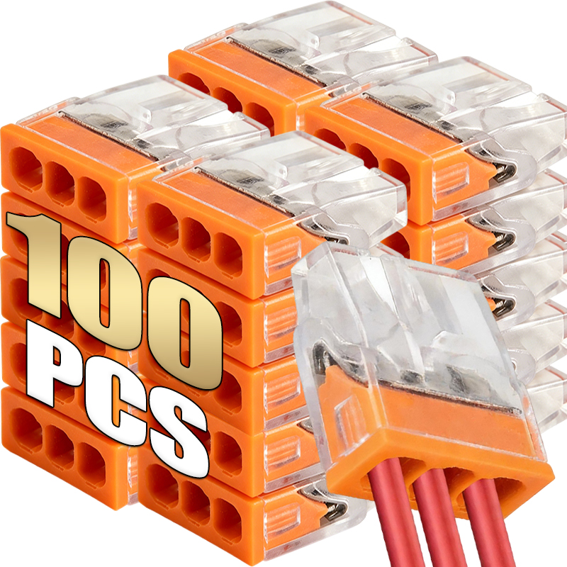 3 Holes Electrical Wire Quick  - Push Fit Connector recensie en prijs