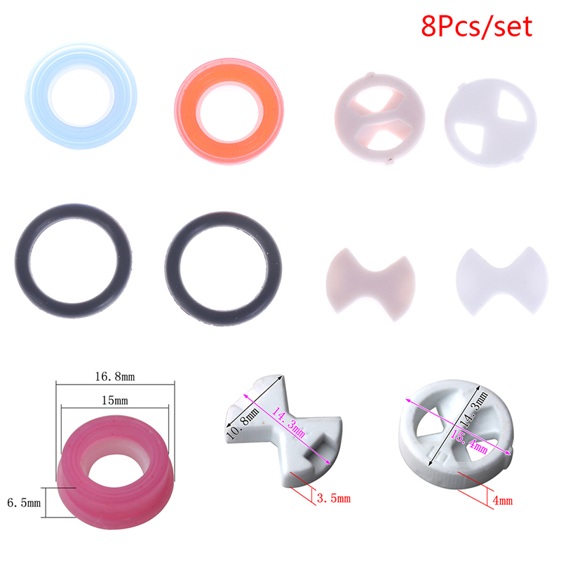 【8Pcs/set Ceramic Disc Silicon - Silicone Tap Washer recensie en prijs